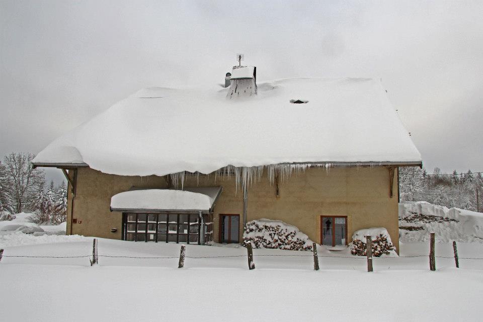 Auberge De La Perdrix Hauterive-la-Fresse Eksteriør billede